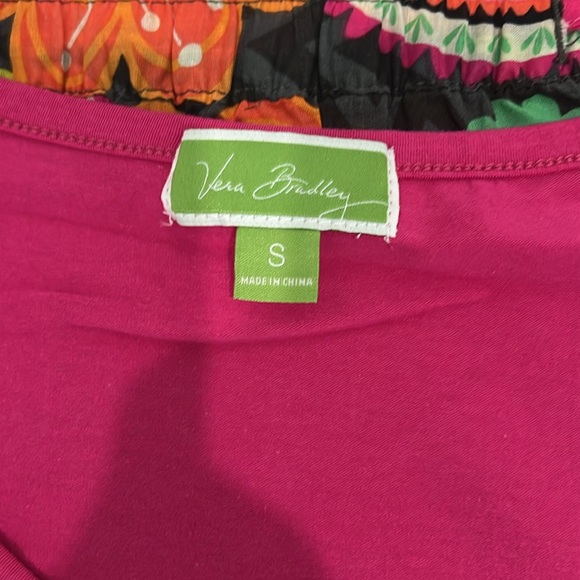 Vera Bradley Pajama Tank and Shorts Ziggy Zinnia - Small - Picture 5 of 9